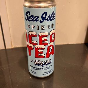 Upcycled Original Hoop-Tea Sea-Isle Ice tea candle.